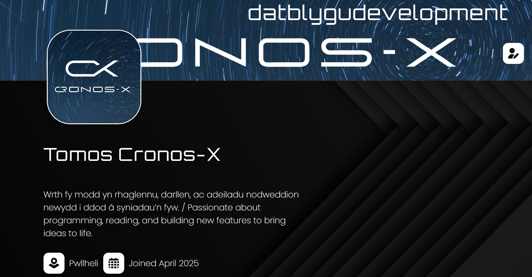 Example of user profile.